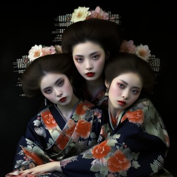 a group of women in traditional dress
