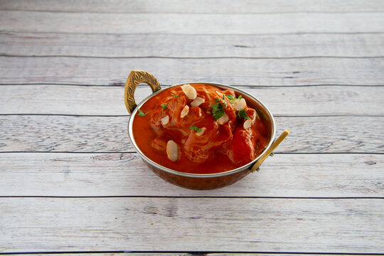 Indian food in display for the photo shoot in Tokyo, Japan. Nowadays in 2023, people rely on the food delivery service