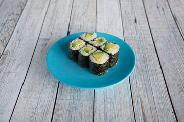 Japanese Food in display for the photo shoot in Tokyo, Japan. Nowadays in 2023, people rely on the food delivery service 