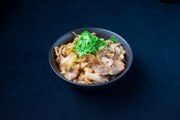 Japanese Food in display for the photo shoot in Tokyo, Japan. Nowadays in 2023, people rely on the food delivery service 