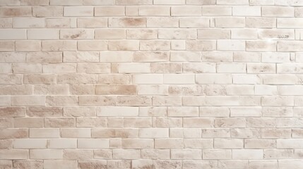 Cream And White Brick Wall Texture Background, Brick Pattern