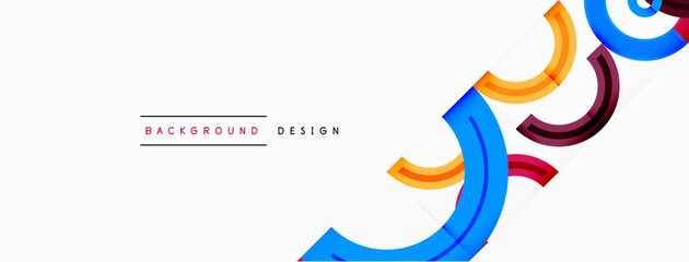 Colorful circle abstract background with vibrant and eye-catching design that incorporates a variety of different shades and hues creating a swirling, dynamic effect