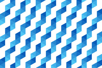Fototapeta na wymiar Abstract triangle vector seamless pattern. Wave geometric pattern in Blue color.