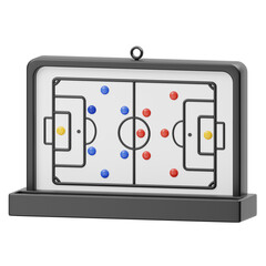 Tactic Board Element Soccer 3D Icon