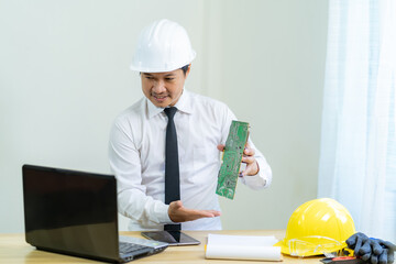 Electronic architect presents new projects online.