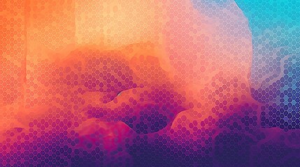 Abstract colorful background with halftone dots. illustration for your design