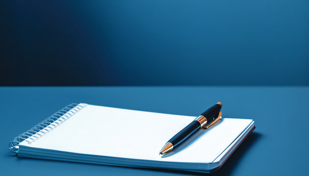 pen and notebook