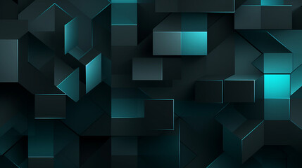 Futuristic high tech geometric complex digital background.