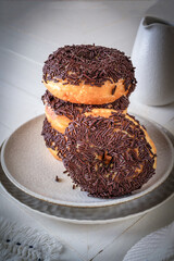 cake with chocolate