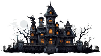 spooky mansion halloween 