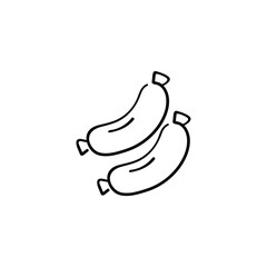 Sausages Line Style Icon Design