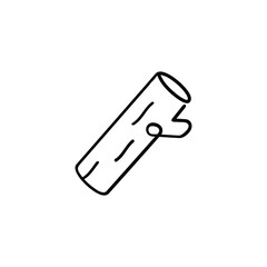 Wood Line Style Icon Design
