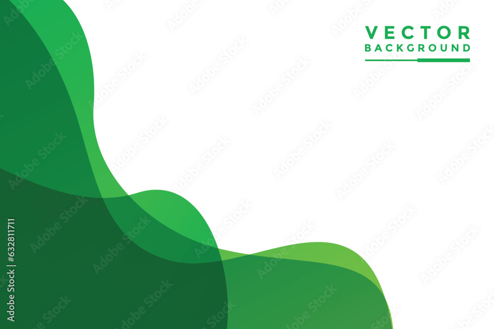 Wall mural green background vector illustration lighting effect graphic for text and message board design infog