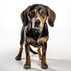 Cute basset hound dog