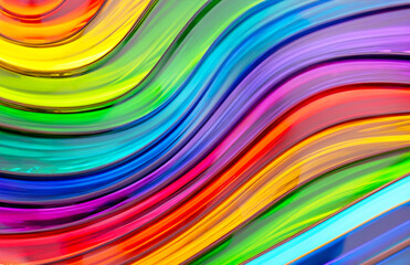 Obraz premium abstract background bright colors glass texture, created with generative Ai technology 
