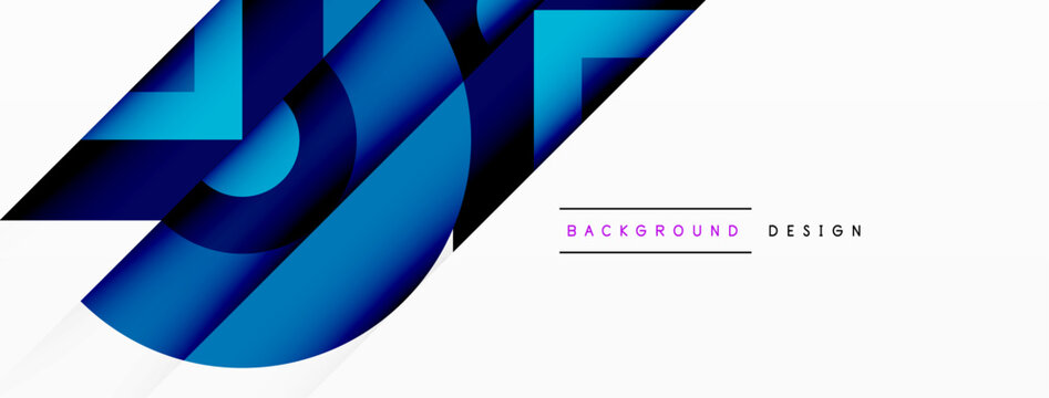 Visually captivating background design showcasing dynamic geometric lines, triangles, and squares. This composition blends precision and movement, creating an engaging graphic with a modern aesthetic