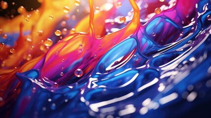 vibrant abstract paint splash