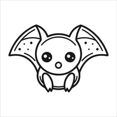Obraz premium halloween bat illustration