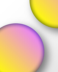 modern abstract background with gradient sphere decorative element