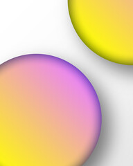 modern abstract background with gradient sphere decorative element