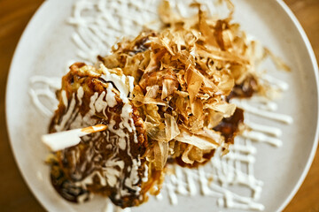 Okonomiyaki Cheese Sandwich, Japanese food