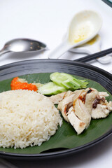  Steamed rice with chicken