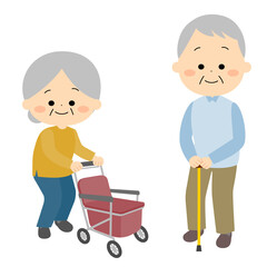 かわいい老夫婦