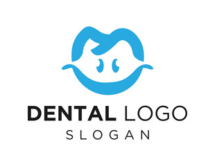 Logo design about Dental on white background. created using the CorelDraw application.