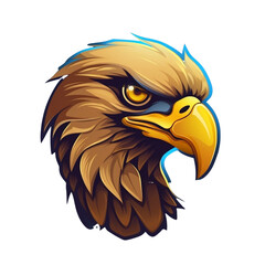 Naklejka premium Bald Eagle No Background Image Applicable to any Context Perfect for Print on Demand Merchandise