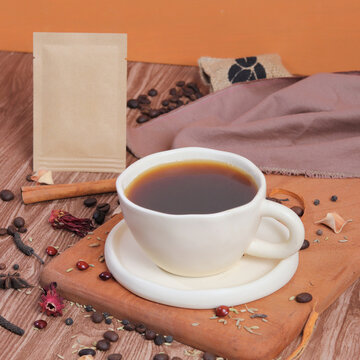 cup of tea and spices