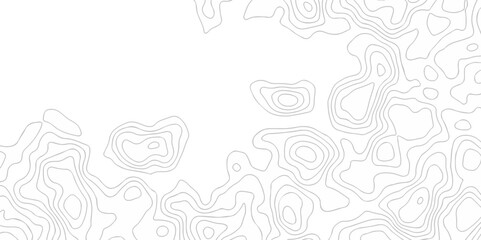 Seamless pattern with lines Topographic map. Geographic mountain relief. Abstract lines background. Contour maps. Vector illustration, Topo contour map on white background, Topographic contour lines