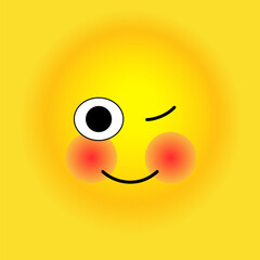 Smile, stickers with emotions