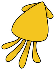 Yellow squid