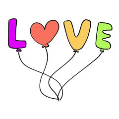 LOVE balloon