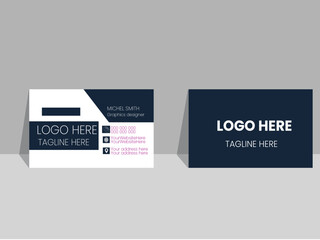 Business card design template, Clean professional business card template, visiting card, business card template.
