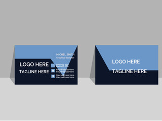 Business card design template, Clean professional business card template, visiting card, business card template.