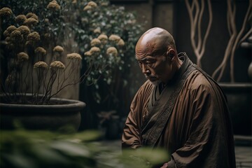 Zen Monk S1 - obrazy, fototapety, plakaty