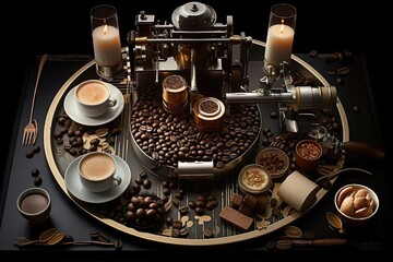 A Taste coffee of Inspiration Design a visually stunning