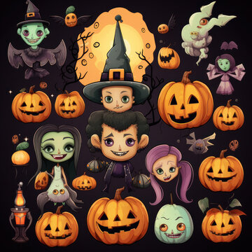 halloween themed artworks.
