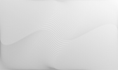 Naklejka na ściany i meble Grey stripes dynamic wave texture concept vector background template