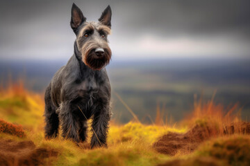 Majestic Scottish Terrier in Full View