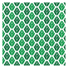 Abstract Leaf Pattern Vector Design Art