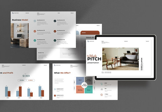 Website Pitch Deck Template