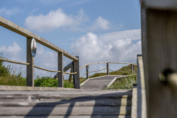 Holzsteg in den Dünen von Norderney
