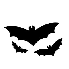 Hallowen Bat Silhouette