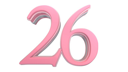 Creativepink 3d number 26