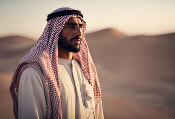 Portrait of an Arab man
