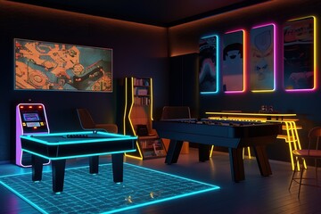 Game Room. Generative AI