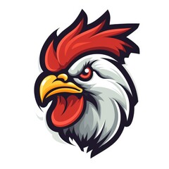 Chicken mascot, AI generated Image