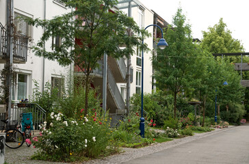 Quartier Vauban écologique à émergie positive, Bribourg, Allemagne